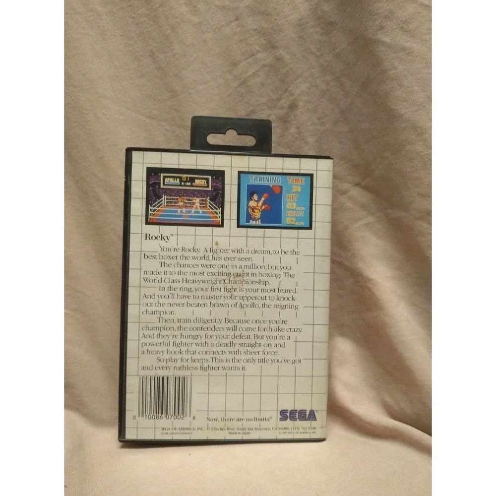 Rocky For Sega Master System CIB